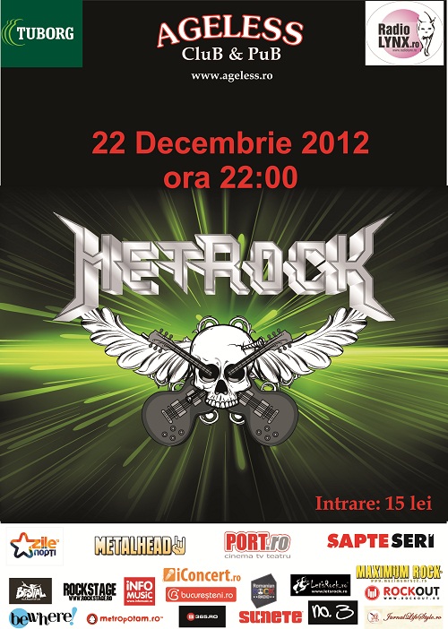 Concert Metrock in Bucuresti
